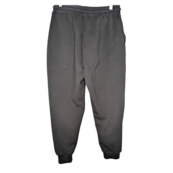 Mary Square Black Millie Luxe Athleisure Lounge Casual Drawstring Jogger Medium - Picture 2 of 7